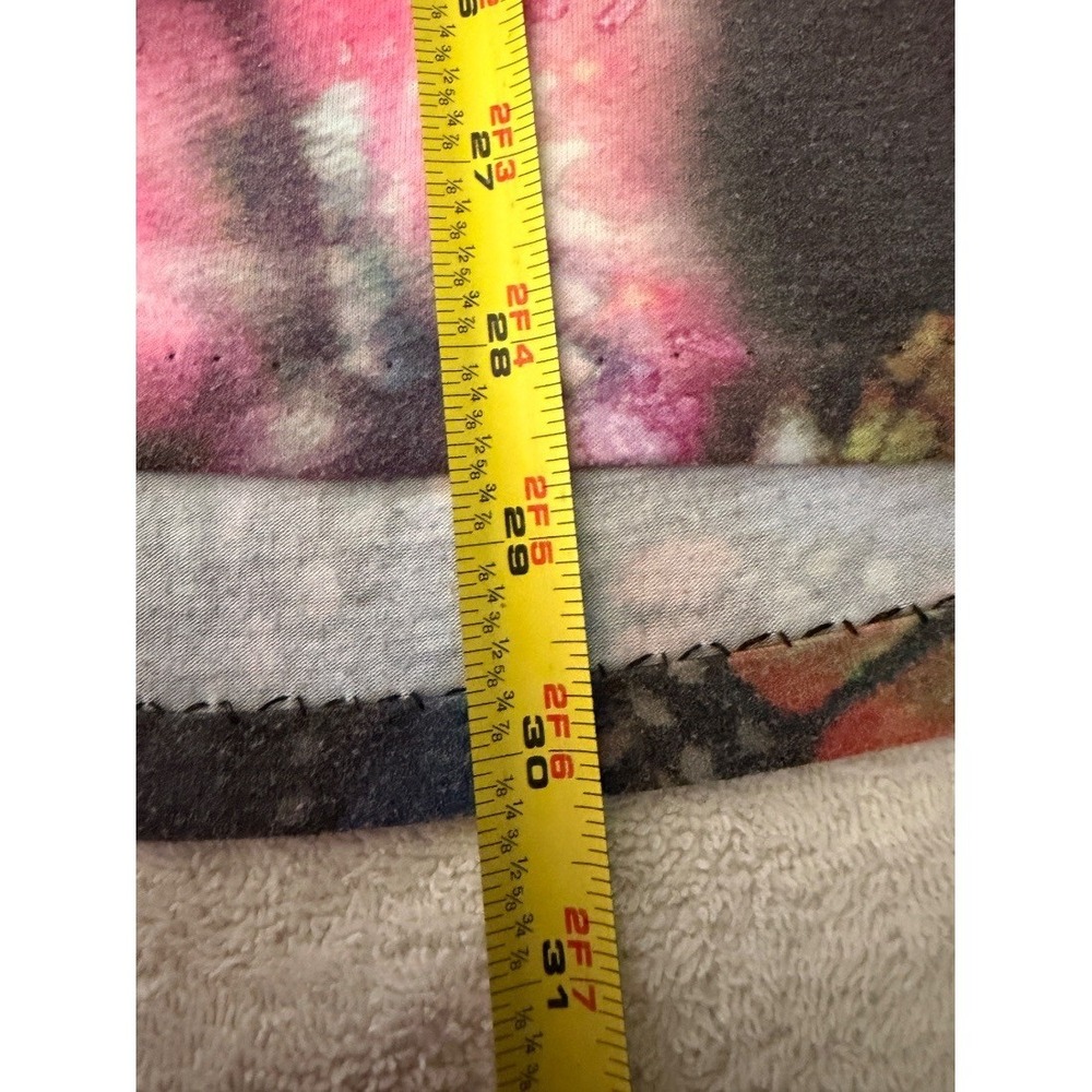 Pyramid Collection Womens Butterfly Print Tunic Top Multicolor Long Sleeve L - Picture 11 of 15